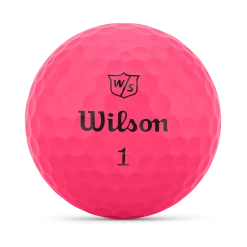 Wilson Staff Duo Soft 2.5 Golf Balls -A-Grind Golf Shop WG2006105 3 Duo Soft BallStamp Pink