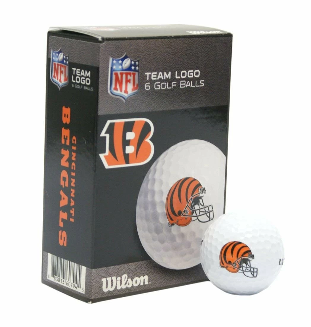 Wilson NFL Team Branded Golf Balls 3 Wilson NFL Team Branded Golf Balls