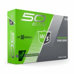 Wilson Staff 50 Elite Golf Balls -A-Grind Golf Shop WGWP17940 2019 50 Elite Green Right Hero