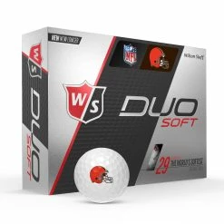 Wilson Staff Duo Soft NFL Team Licensed Golf Balls 42 Wilson Staff Duo Soft NFL Team Licensed Golf Balls -A-Grind Golf Shop WGWP400CL WS DUO Soft 12BALL WH NFL Cleveland Vert wBall Hotlist V2 1