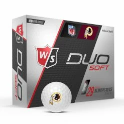 Wilson Staff Duo Soft NFL Team Licensed Golf Balls 68 Wilson Staff Duo Soft NFL Team Licensed Golf Balls -A-Grind Golf Shop WGWP400WS WS DUO Soft 12BALL WH NFL Washington Vert wBall Hotlist V2 1