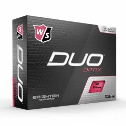 Wilson Staff 2020 Duo Soft Optix Golf Balls 28 Wilson Staff 2020 Duo Soft Optix Golf Balls -A-Grind Golf Shop WGWP509LO 0 Duo Optix 12 Ball Right Vert Hero Pink.png.cq5dam.web .1200.1200