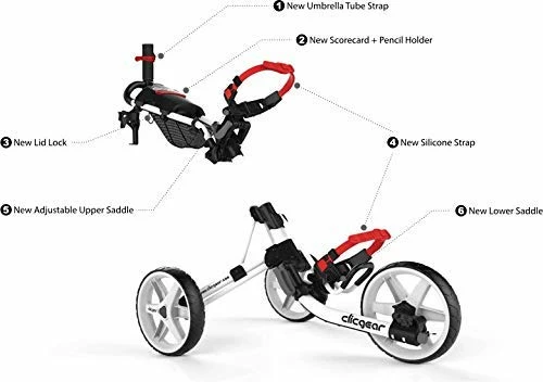 Proactive Clicgear Golf 3-Wheel Push Cart Model 4.0 13 Proactive Clicgear Golf 3-Wheel Push Cart Model 4.0 - Image 11