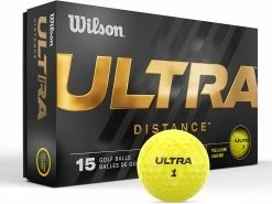 Wilson Ultra Golf Balls - 15 Pack 11 Wilson Ultra Golf Balls - 15 Pack -A-Grind Golf Shop WilsonUltra 2023 Distance Yellow 0