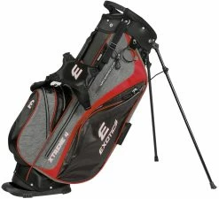 Tour Edge Exotics Xtreme 4 Stand Bags 17 Tour Edge Exotics Xtreme 4 Stand Bags -A-Grind Golf Shop Xtreme 4 Carry Bag Gray Scratch Plaid Red