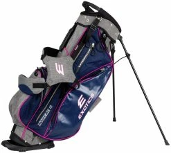 Tour Edge Exotics Xtreme 4 Stand Bags 18 Tour Edge Exotics Xtreme 4 Stand Bags -A-Grind Golf Shop Xtreme 4 Carry Bag Navy Scratch Plaid Pink