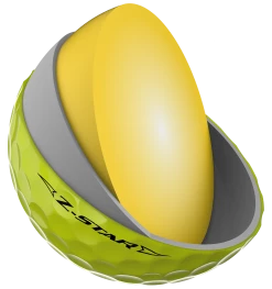 Cleveland Golf Srixon Z-Star Tour Golf Balls 23 Cleveland Golf Srixon Z-Star Tour Golf Balls -A-Grind Golf Shop Z STAR8TourYellow FLIPPEDCORE