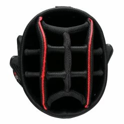 Hireko Powerbilt TPS 5400 Cart Golf Bag 12 Hireko Powerbilt TPS 5400 Cart Golf Bag -A-Grind Golf Shop pb702014 tps black red top